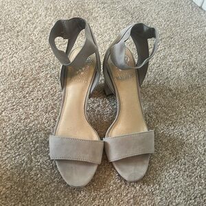 Vince Camuto grey heels